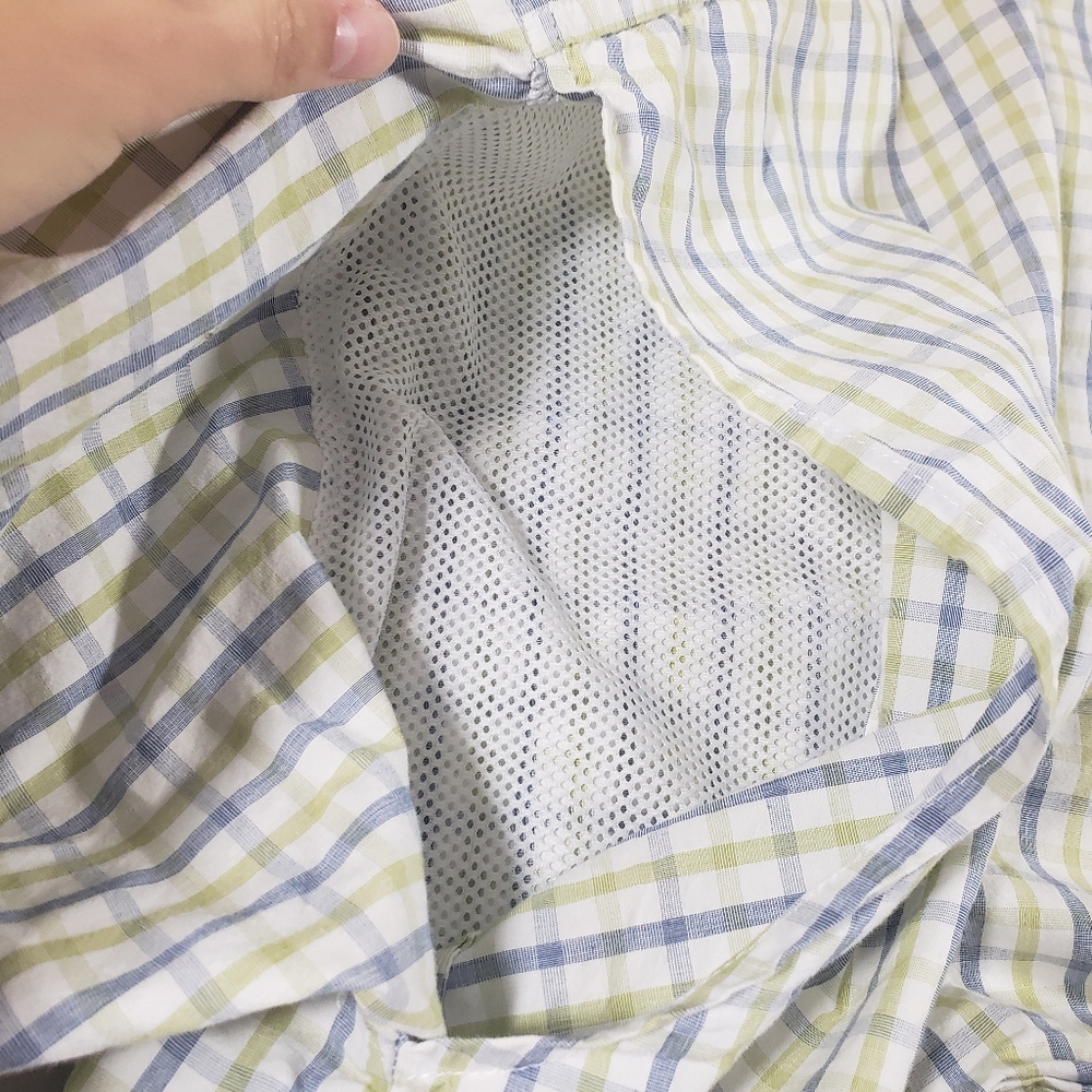 Columbia Shirt Men Large Button Down plaid Fishing Omni-Shade Performance Shirt - Picture 8 of 10